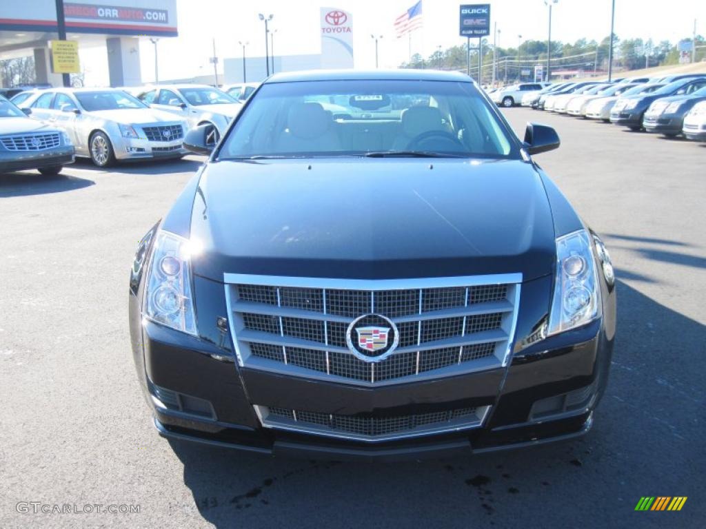 2011 CTS 3.0 Sedan - Black Raven / Light Titanium photo #8