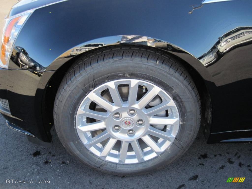 2011 CTS 3.0 Sedan - Black Raven / Light Titanium photo #9