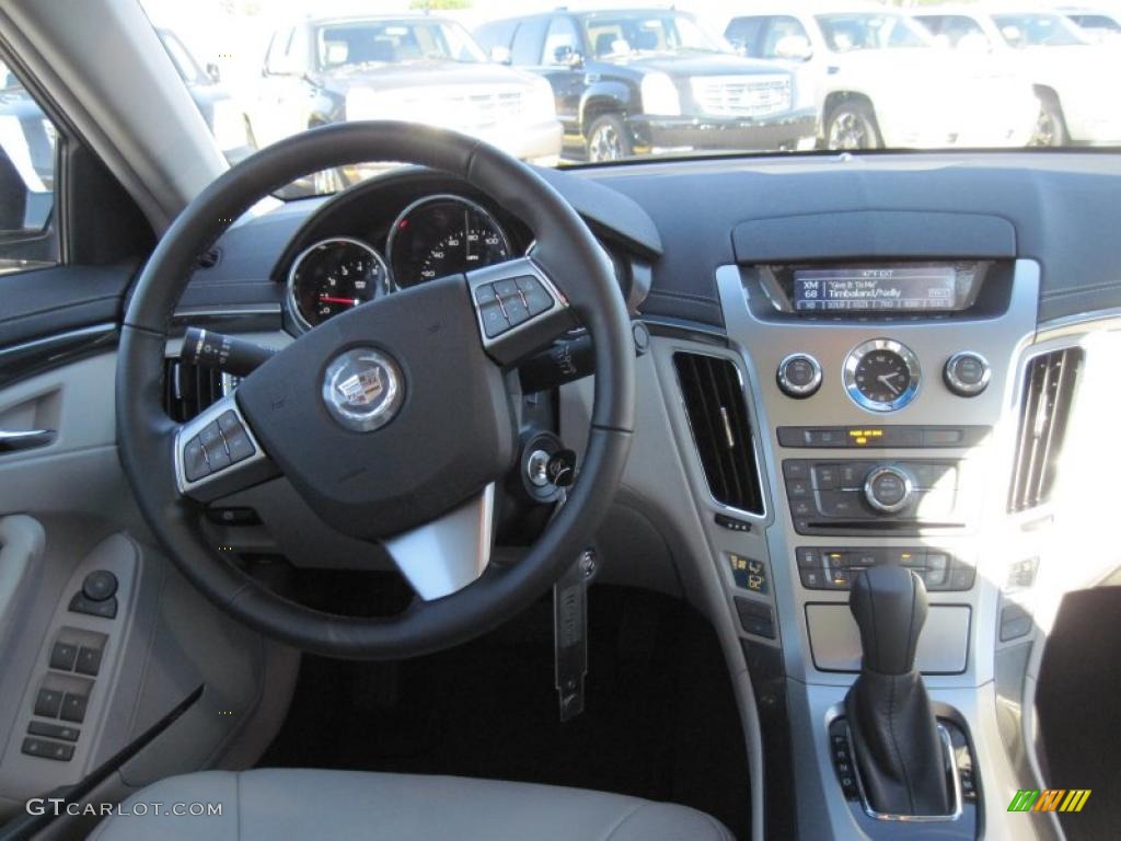 2011 CTS 3.0 Sedan - Black Raven / Light Titanium photo #16