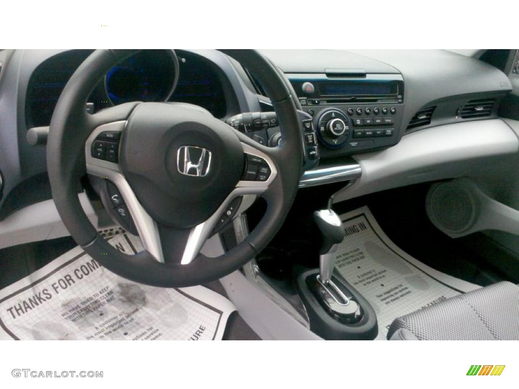 2011 Honda CR-Z EX Sport Hybrid Gray Fabric Dashboard Photo #44692683