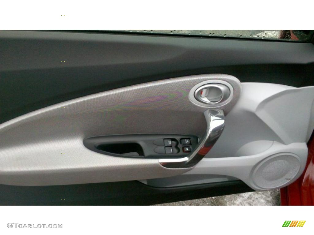 2011 Honda CR-Z EX Sport Hybrid Gray Fabric Door Panel Photo #44692701