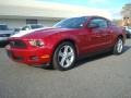 2010 Red Candy Metallic Ford Mustang V6 Premium Coupe  photo #2