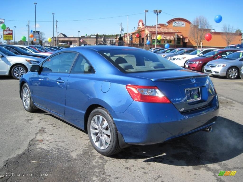 Atomic Blue Metallic 2011 Honda Civic EX Coupe Exterior Photo #44693421