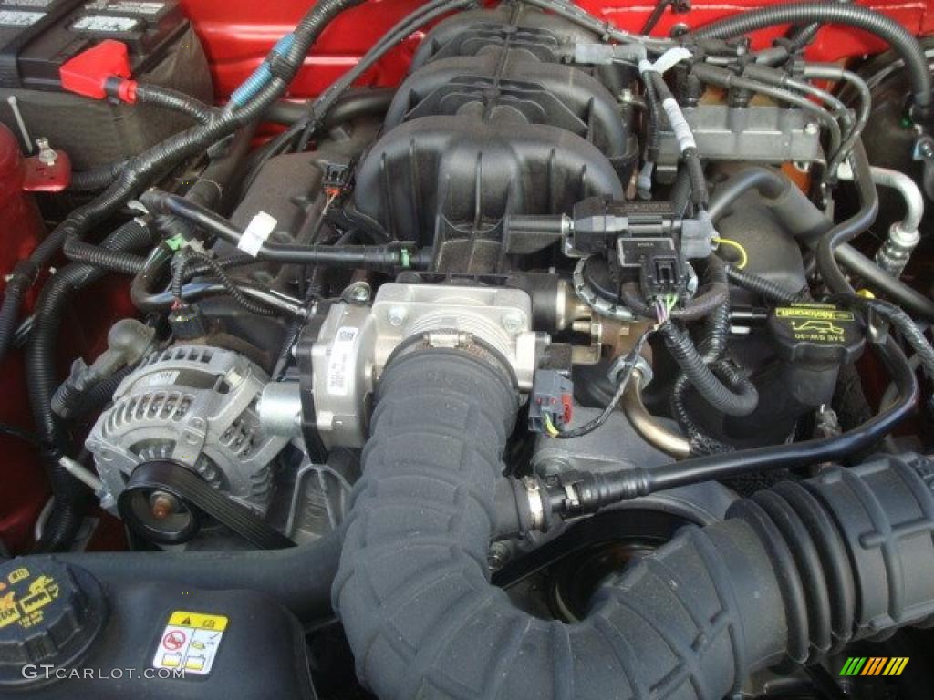 2010 Ford Mustang V6 Premium Coupe 4.0 Liter SOHC 12-Valve V6 Engine Photo #44693489
