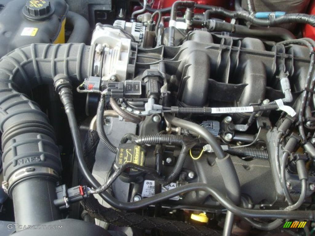 2010 Ford Mustang V6 Premium Coupe 4.0 Liter SOHC 12-Valve V6 Engine Photo #44693505