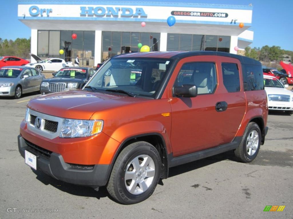 2011 Element EX - Citrus Fire Metallic / Gray photo #1