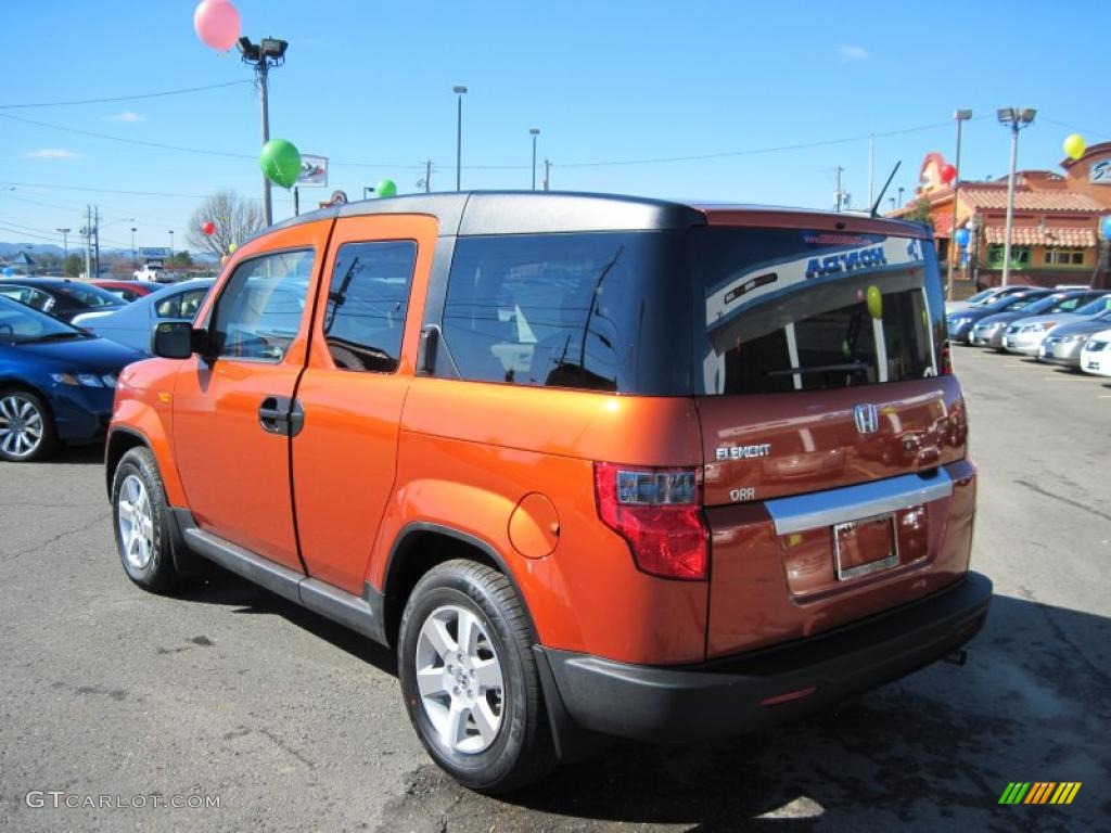 Citrus Fire Metallic 2011 Honda Element EX Exterior Photo #44693705