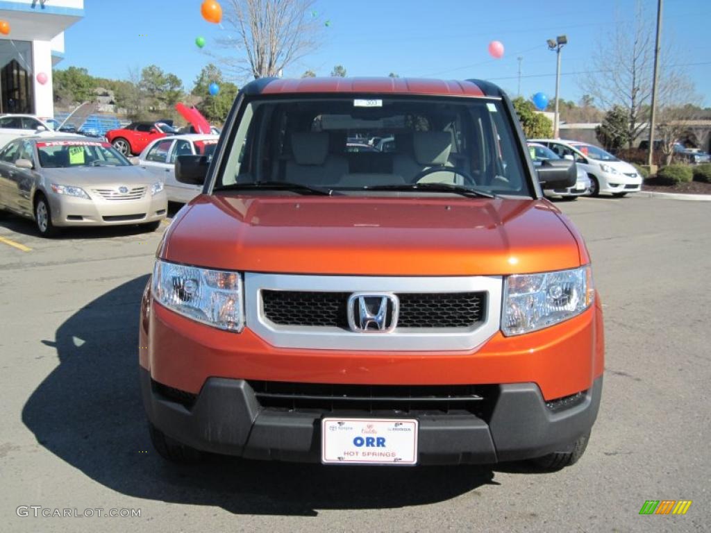 Citrus Fire Metallic 2011 Honda Element EX Exterior Photo #44693793