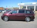 2011 Dark Cherry Pearl Honda Odyssey EX-L  photo #2