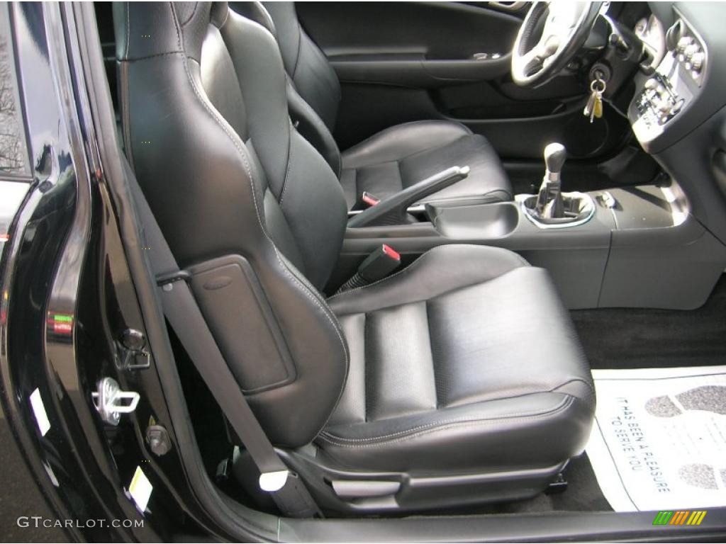 Ebony Interior 2006 Acura RSX Type S Sports Coupe Photo #44694417