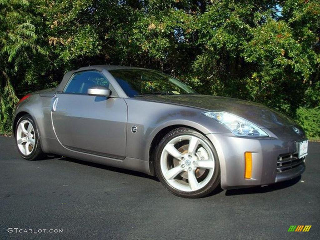 2008 350Z Touring Roadster - Carbon Silver / Charcoal photo #1