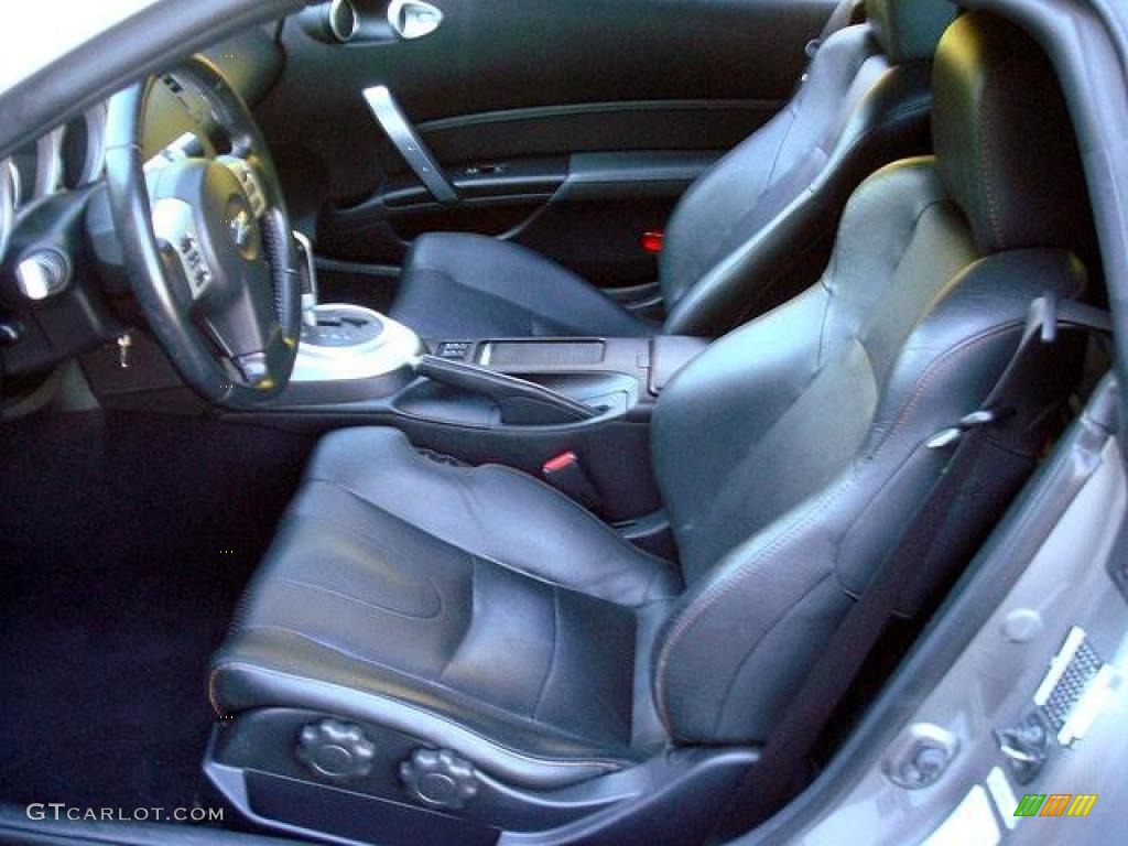 Charcoal Interior 2008 Nissan 350Z Touring Roadster Photo #44696001