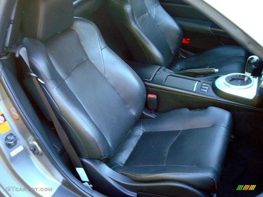Charcoal Interior 2008 Nissan 350Z Touring Roadster Photo #44696087