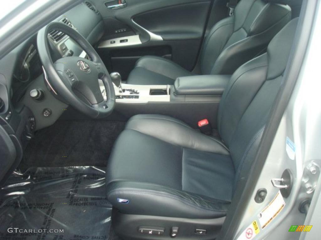 Black Interior 2008 Lexus IS F Photo #44696409