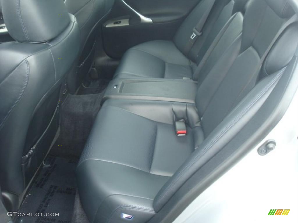 Black Interior 2008 Lexus IS F Photo #44696473