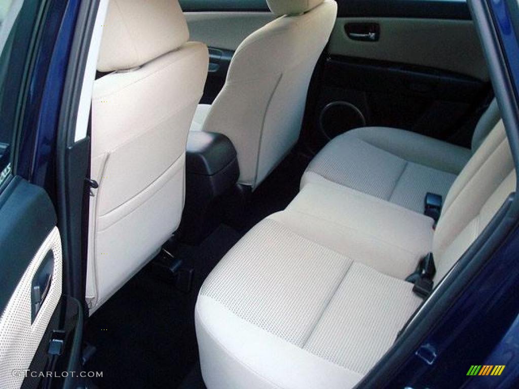Beige Interior 2009 Mazda MAZDA3 s Sport Hatchback Photo #44697725