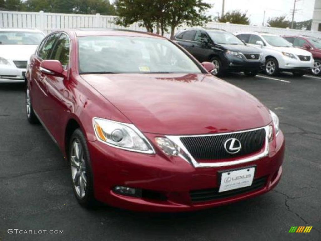 2008 GS 350 AWD - Matador Red Mica / Cashmere photo #1