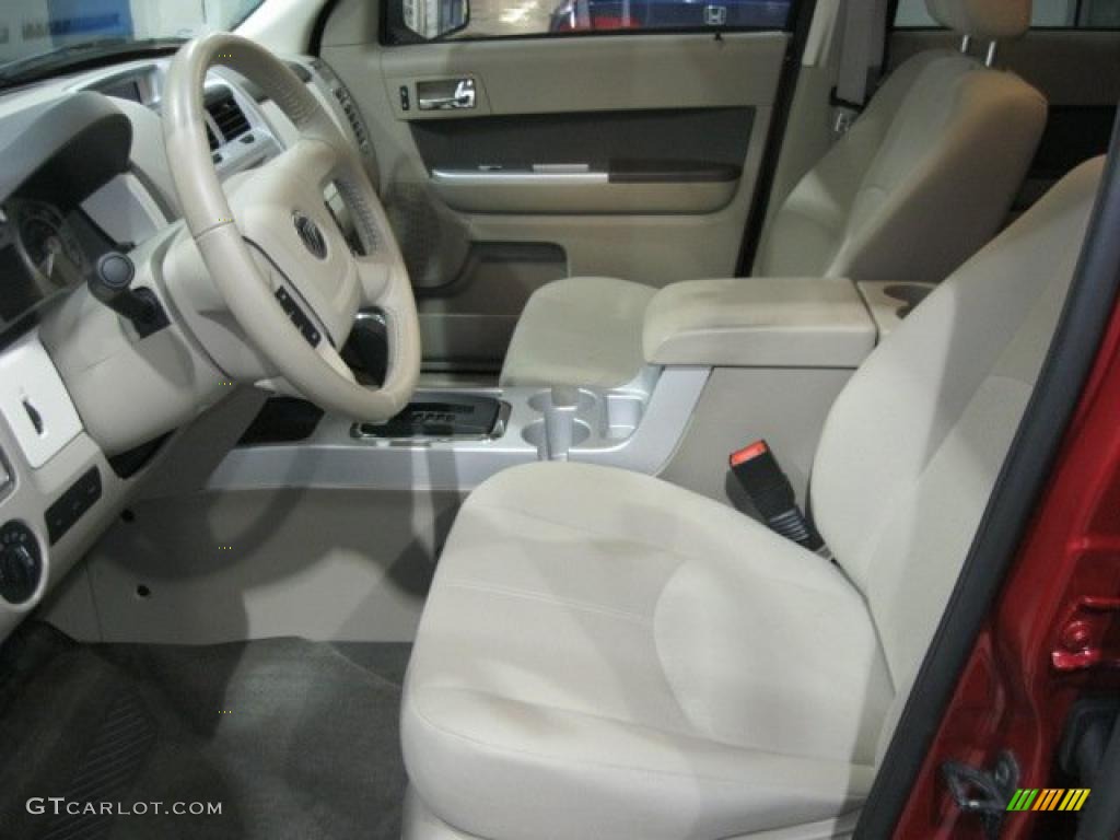 Stone Interior 2010 Mercury Mariner V6 Photo #44699577