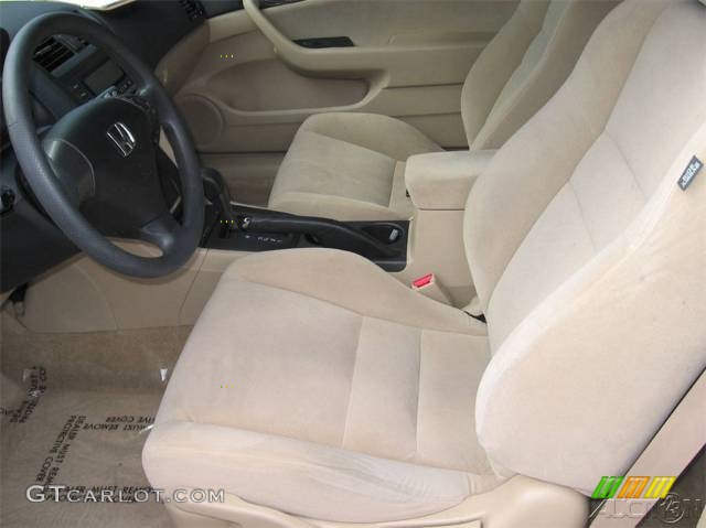 2007 Accord LX Coupe - Taffeta White / Ivory photo #25