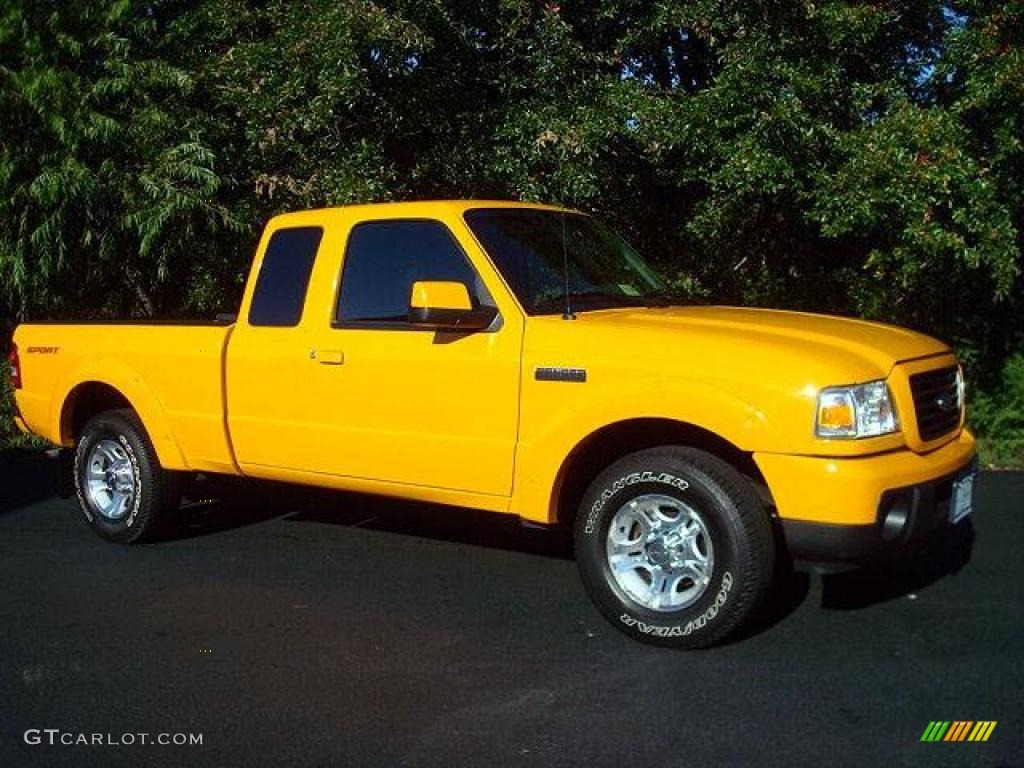 Grabber Orange 2008 Ford Ranger Sport SuperCab Exterior Photo #44701133