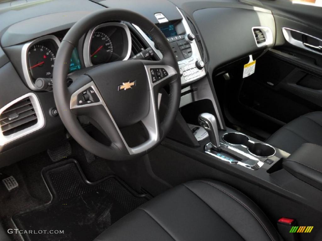 Jet Black Interior 2011 Chevrolet Equinox LT Photo #44701454