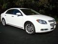 2009 Summit White Chevrolet Malibu LTZ Sedan  photo #1