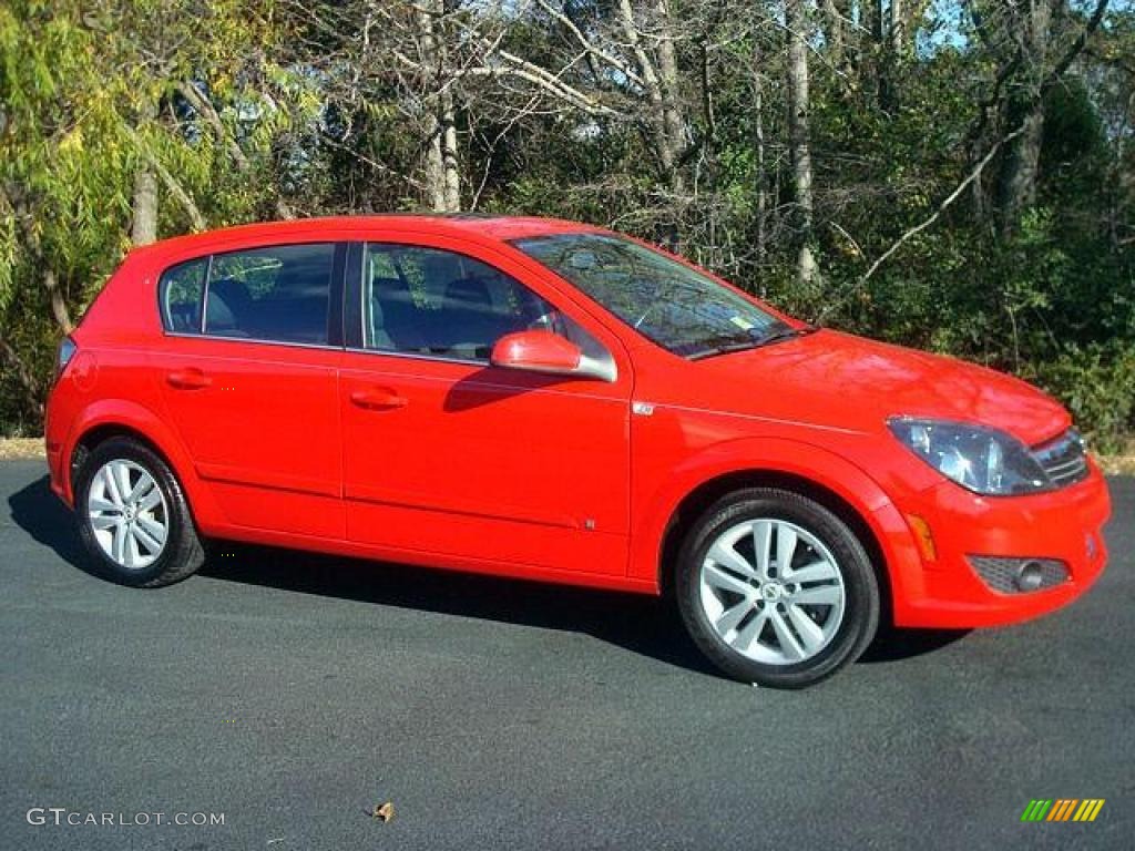 2008 Astra XR Sedan - Salsa Red / Charcoal photo #1