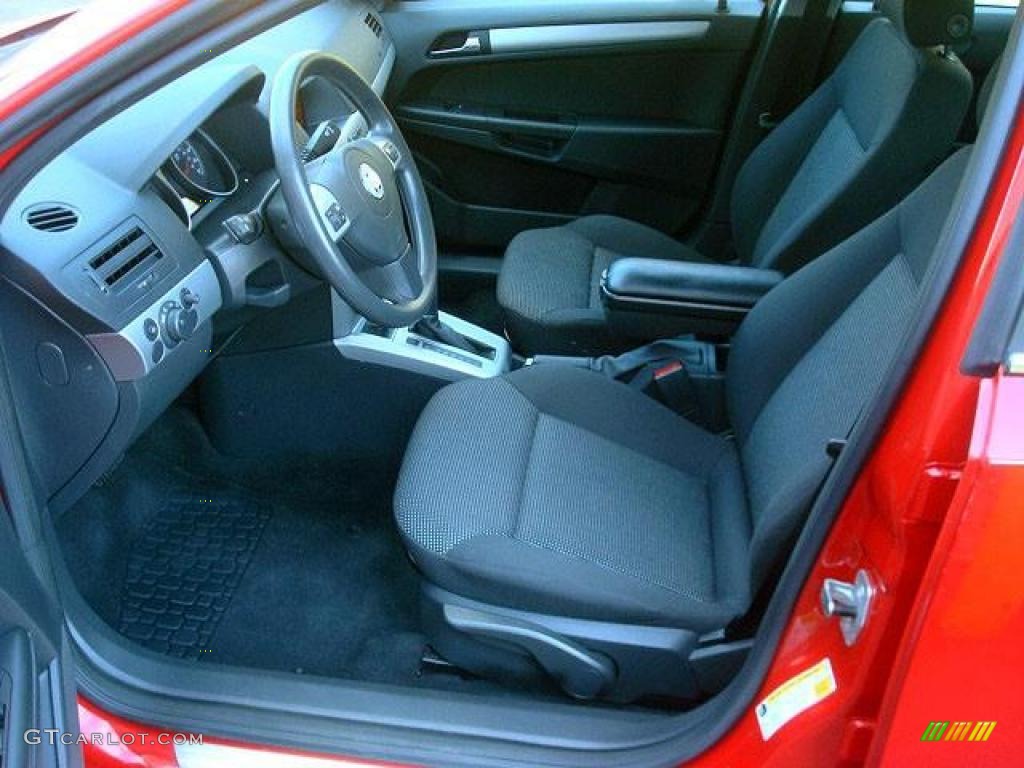 Charcoal Interior 2008 Saturn Astra XR Sedan Photo #44703734