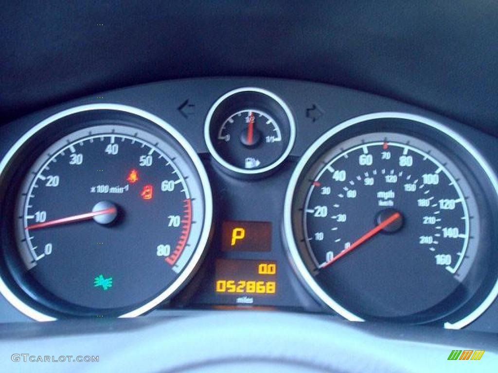 2008 Saturn Astra XR Sedan Gauges Photo #44703798