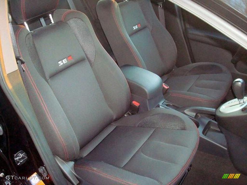 SE-R Charcoal Interior 2008 Nissan Sentra SE-R Photo #44704870