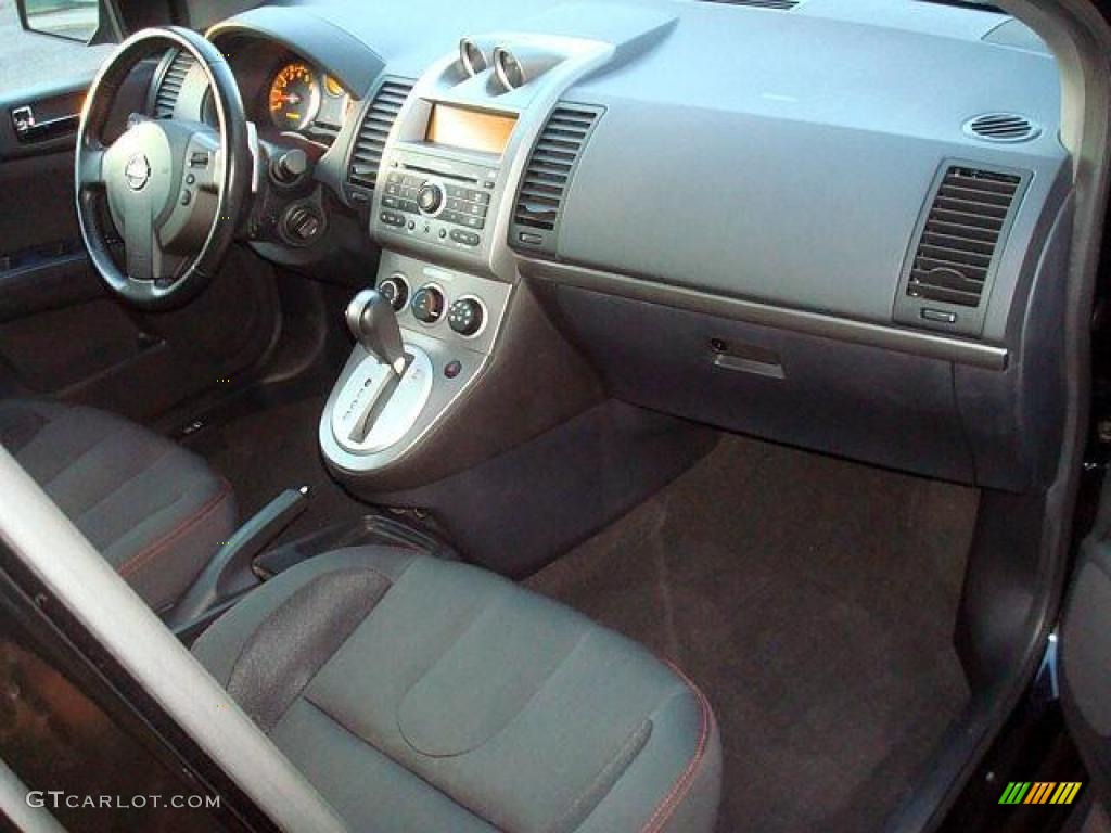 2008 Nissan Sentra SE-R SE-R Charcoal Dashboard Photo #44704886