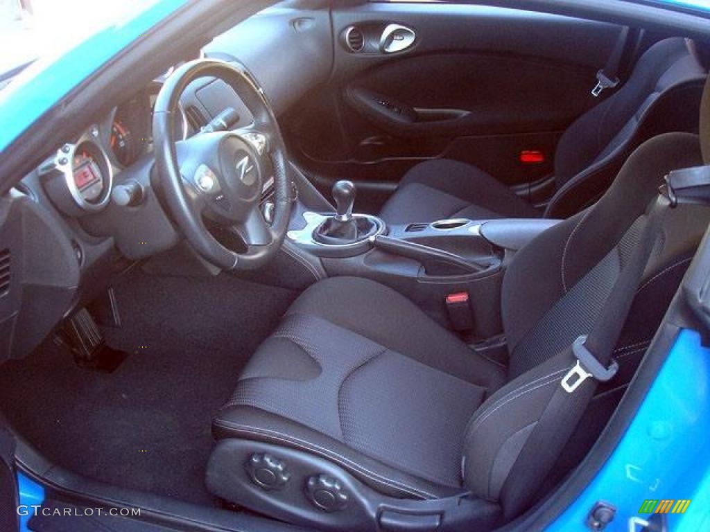 2009 370Z Coupe - Monterey Blue / Black Cloth photo #6