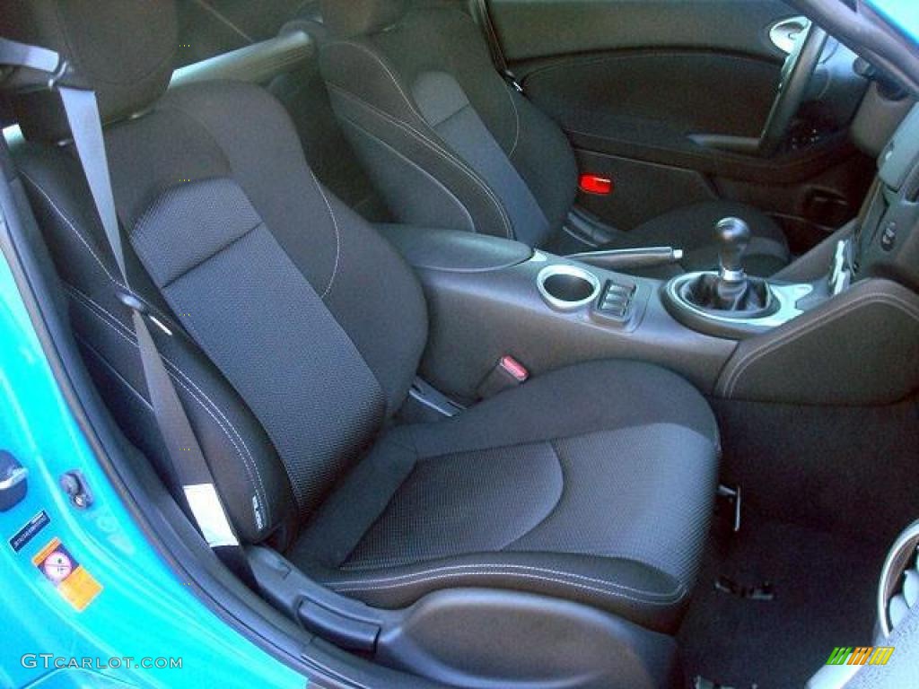 2009 370Z Coupe - Monterey Blue / Black Cloth photo #8