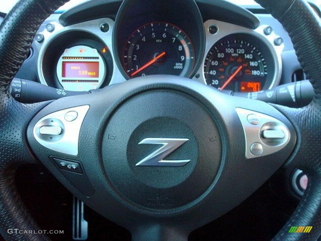 2009 370Z Coupe - Monterey Blue / Black Cloth photo #16