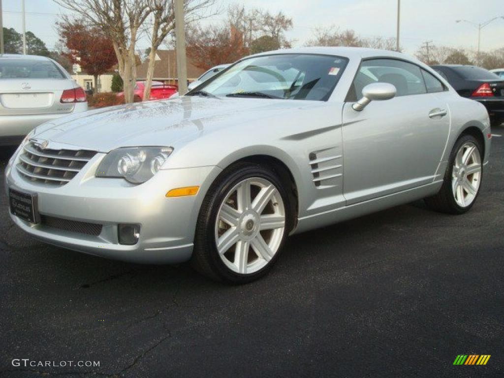 2008 Crossfire Limited Coupe - Bright Silver Metallic / Dark Slate Gray photo #2