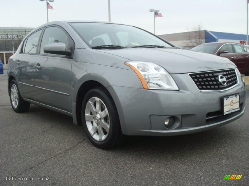2008 Sentra 2.0 SL - Magnetic Gray / Charcoal/Steel photo #1