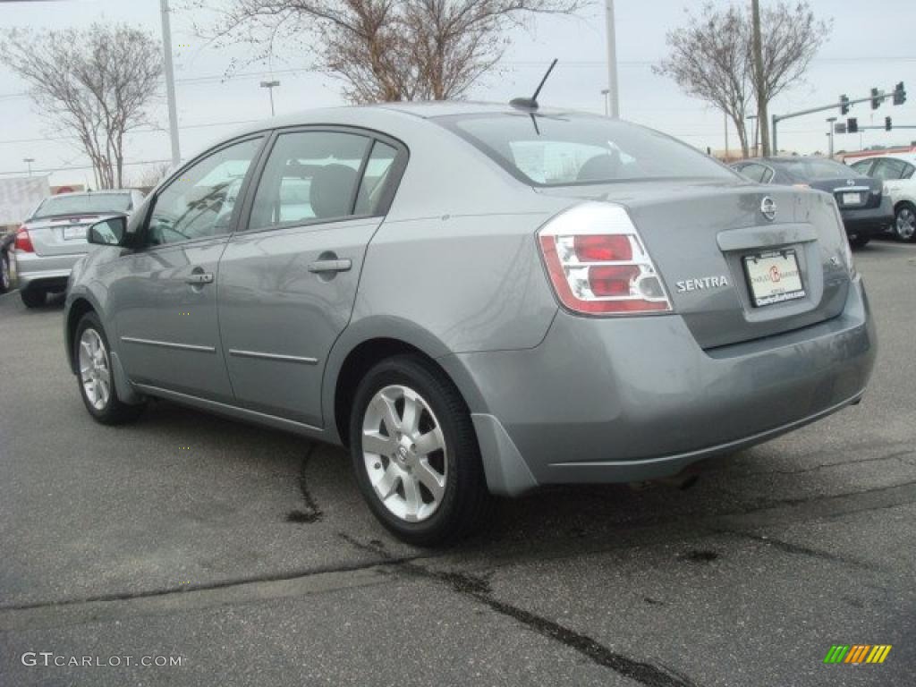 2008 Sentra 2.0 SL - Magnetic Gray / Charcoal/Steel photo #6