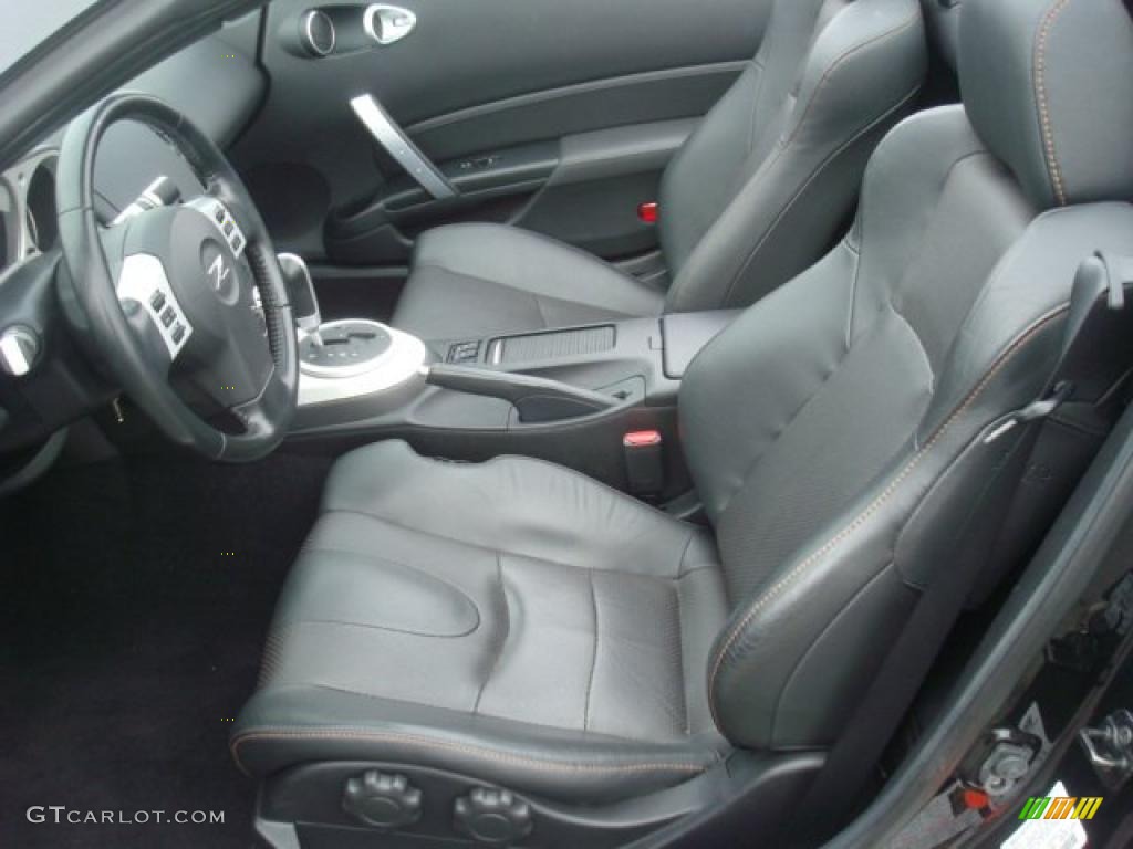 Charcoal Interior 2007 Nissan 350Z Touring Roadster Photo #44708566