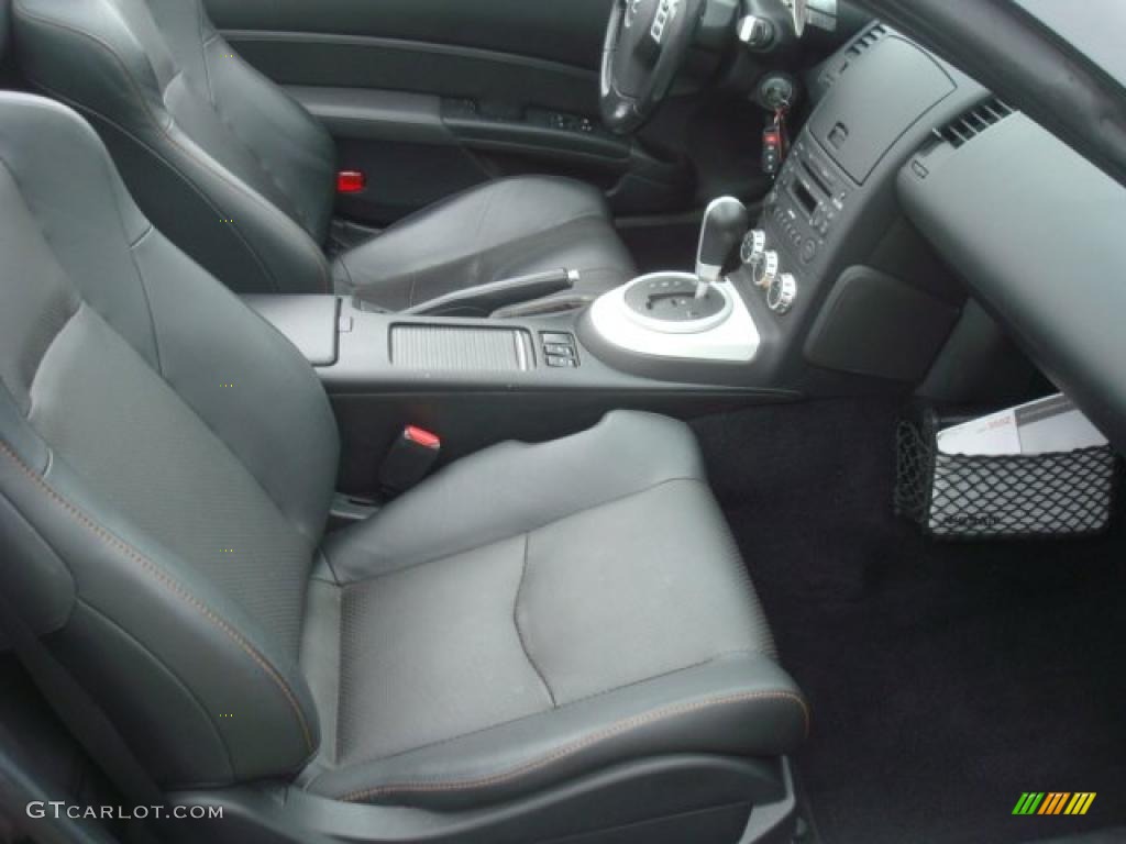 Charcoal Interior 2007 Nissan 350Z Touring Roadster Photo #44708596