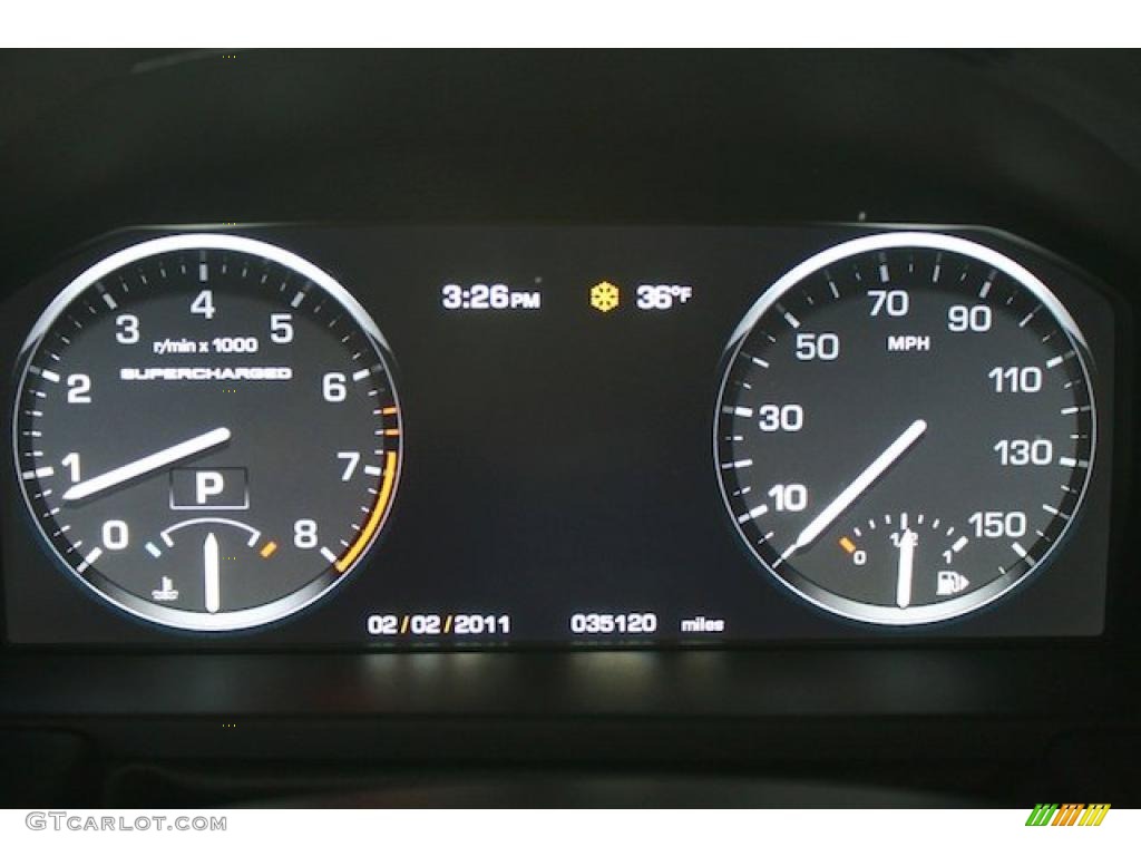 2010 Land Rover Range Rover Supercharged Gauges Photo #44709870
