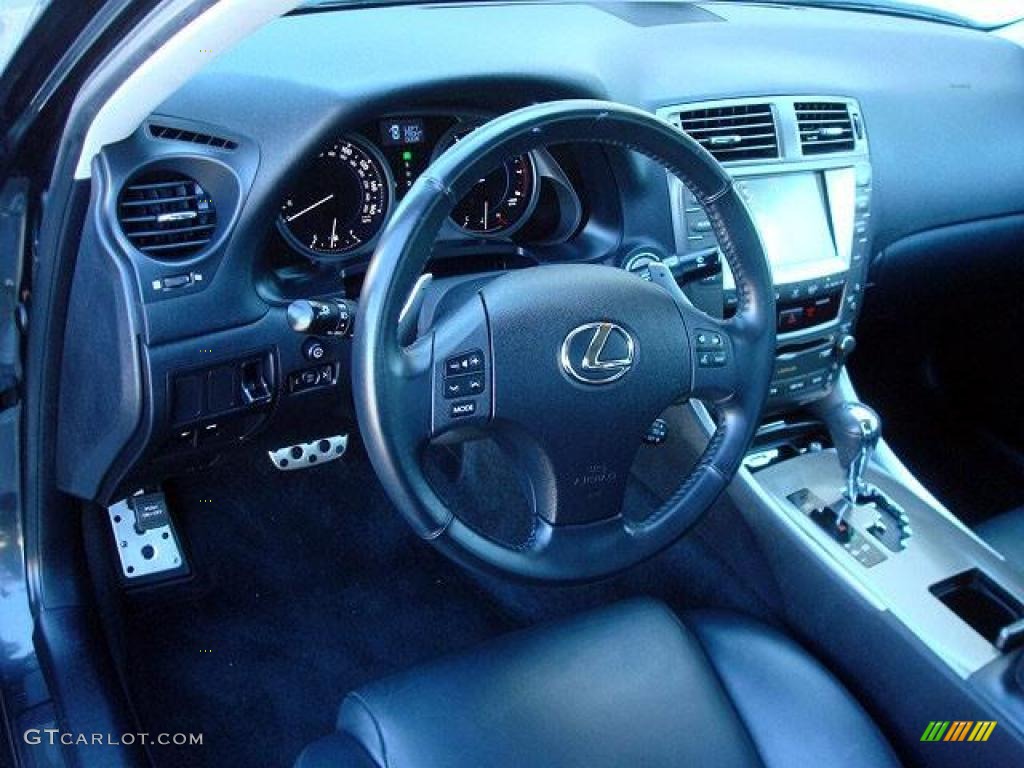 2008 Lexus IS 350 Black Dashboard Photo #44710757