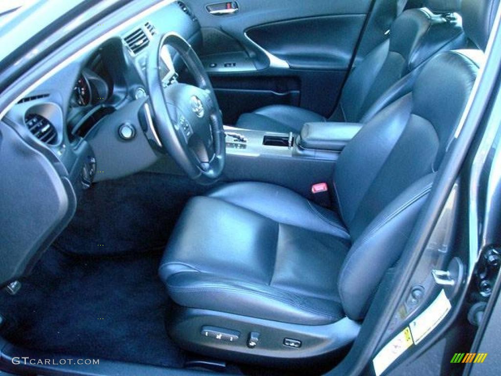 Black Interior 2008 Lexus IS 350 Photo #44710775