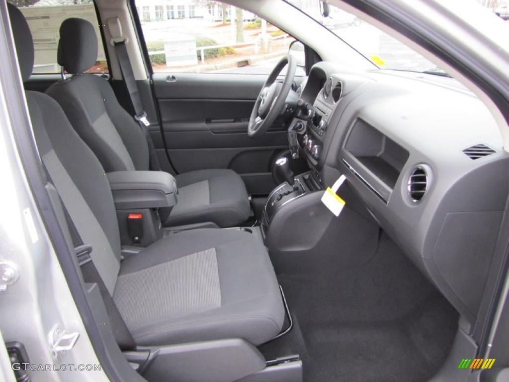 Dark Slate Gray Interior 2011 Jeep Compass 2.0 Latitude Photo #44710791