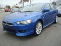 2010 Octane Blue Metallic Mitsubishi Lancer Sportback GTS  photo #9