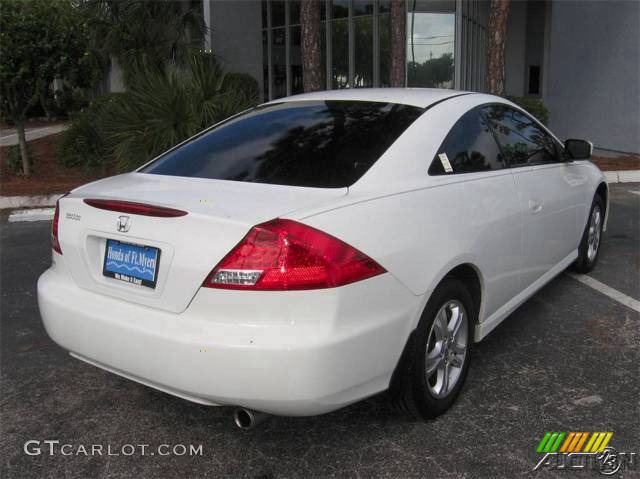 2007 Accord LX Coupe - Taffeta White / Ivory photo #51
