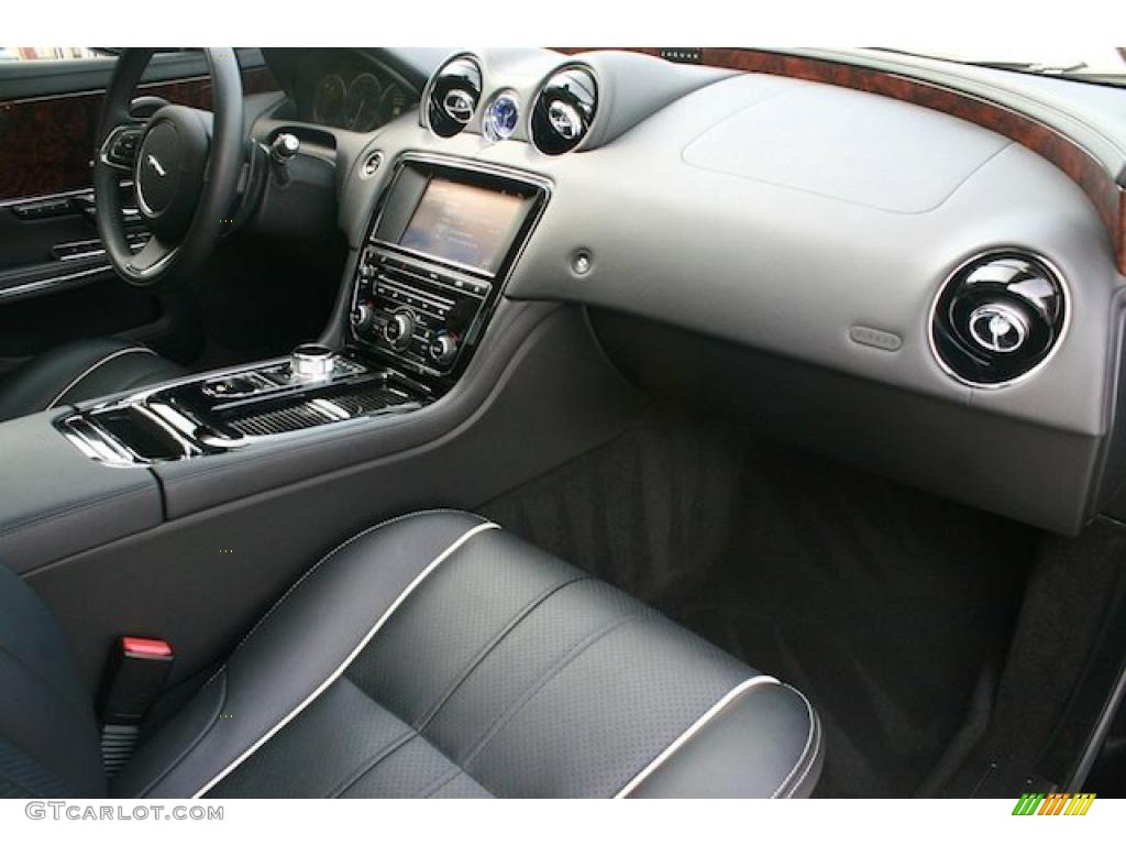 2011 Jaguar XJ XJ Jet Black/Jet Black Dashboard Photo #44712891