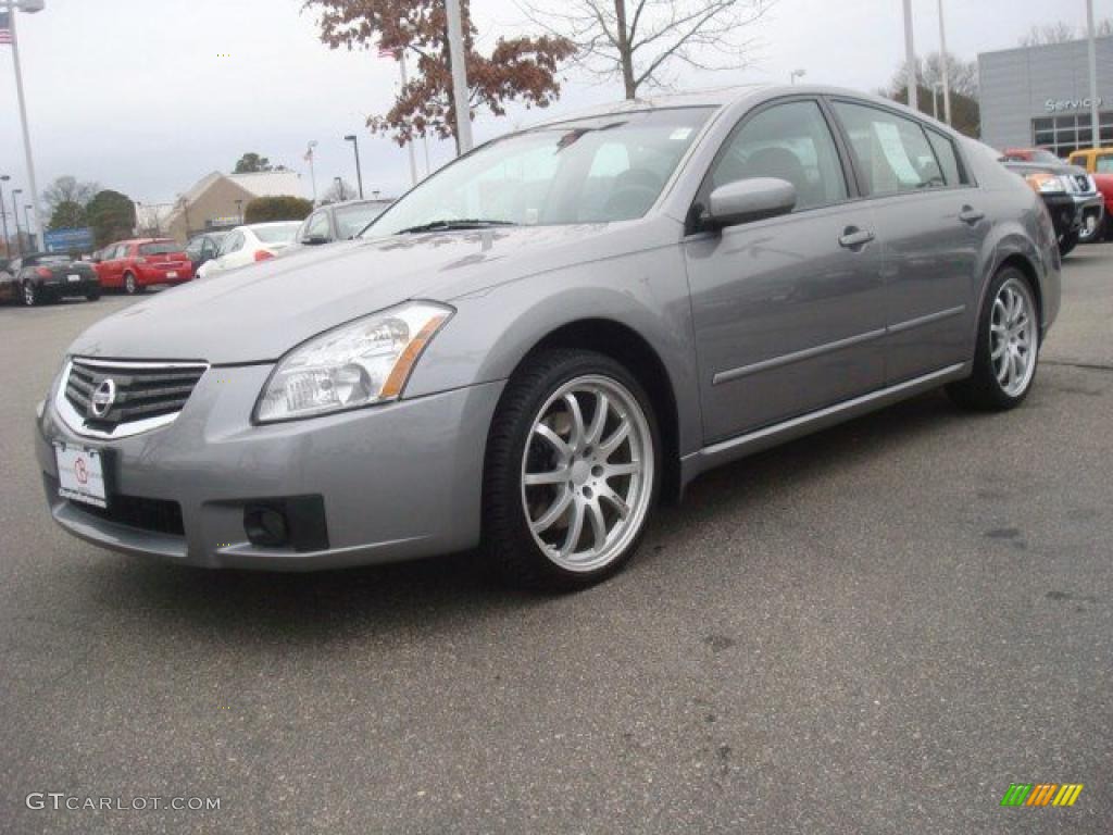 Precision Gray Metallic 2007 Nissan Maxima 3.5 SL Exterior Photo #44713443