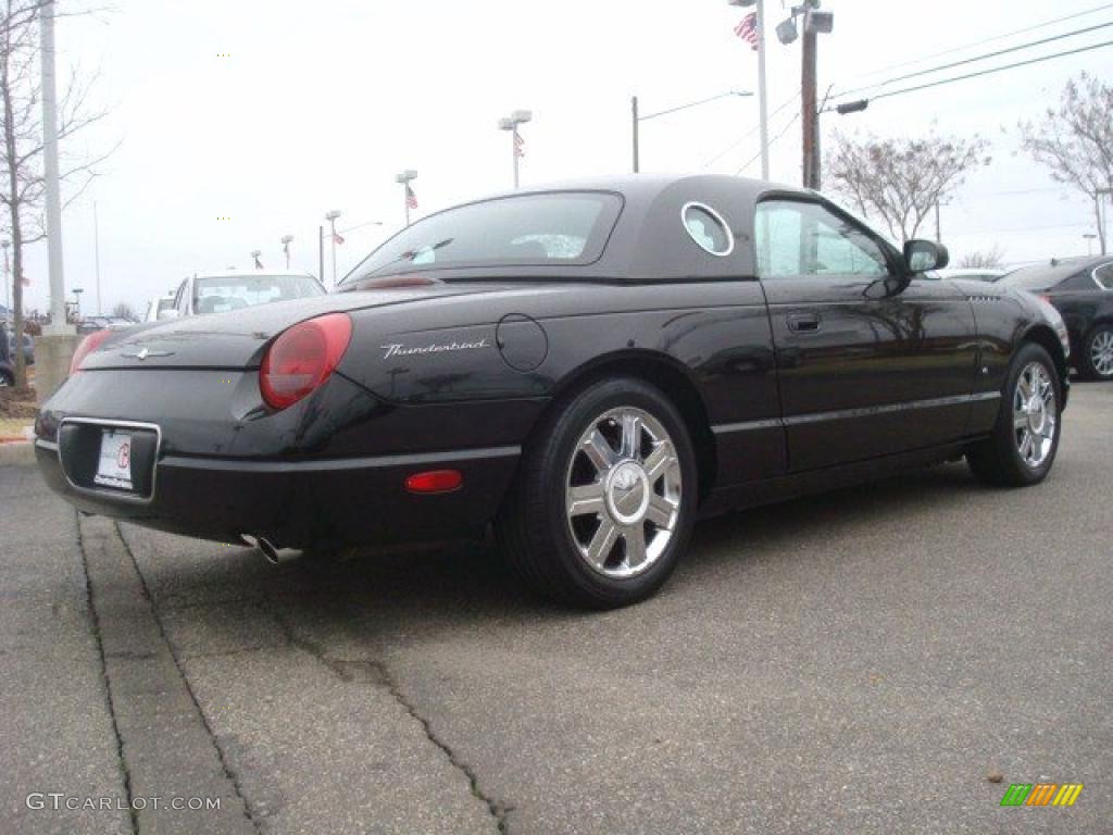 Evening Black 2004 Ford Thunderbird Premium Roadster Exterior Photo #44713865