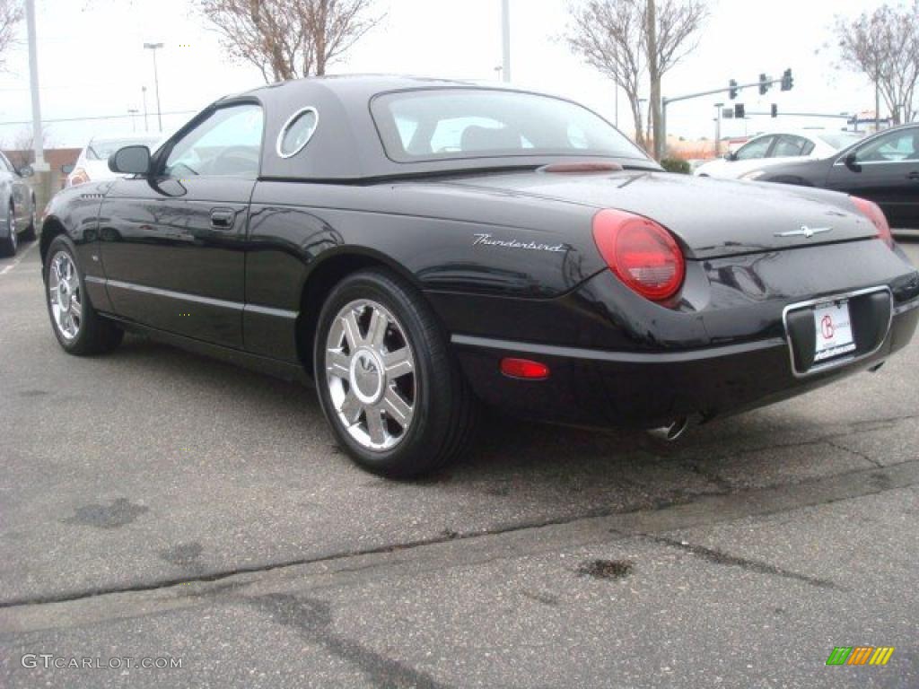 Evening Black 2004 Ford Thunderbird Premium Roadster Exterior Photo #44713895