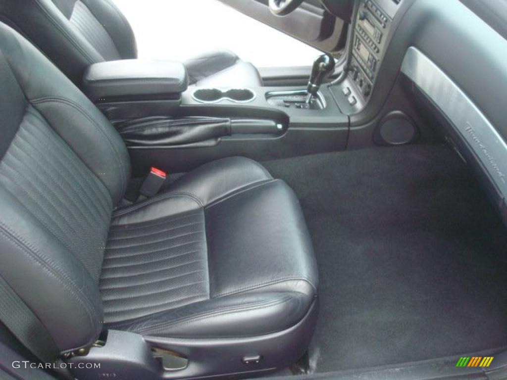 Black Ink Interior 2004 Ford Thunderbird Premium Roadster Photo #44713995